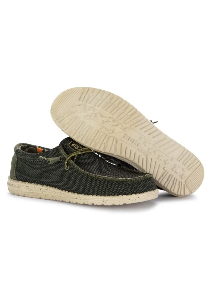 HEY DUDE | SCARPE BASSE WALLY SOX STITCH VERDE
