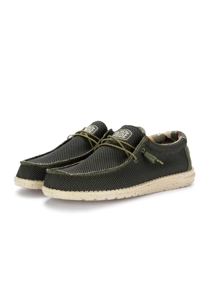 HEY DUDE | SCARPE BASSE WALLY SOX STITCH VERDE