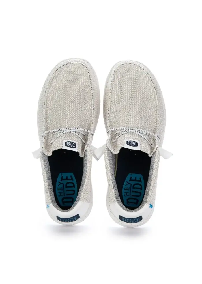 HEY DUDE | SCARPE BASSE WALLY SPORT MESH BIANCO