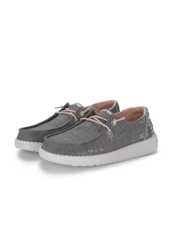HEY DUDE | SCARPE BASSE WENDY BOHO GRIGIO