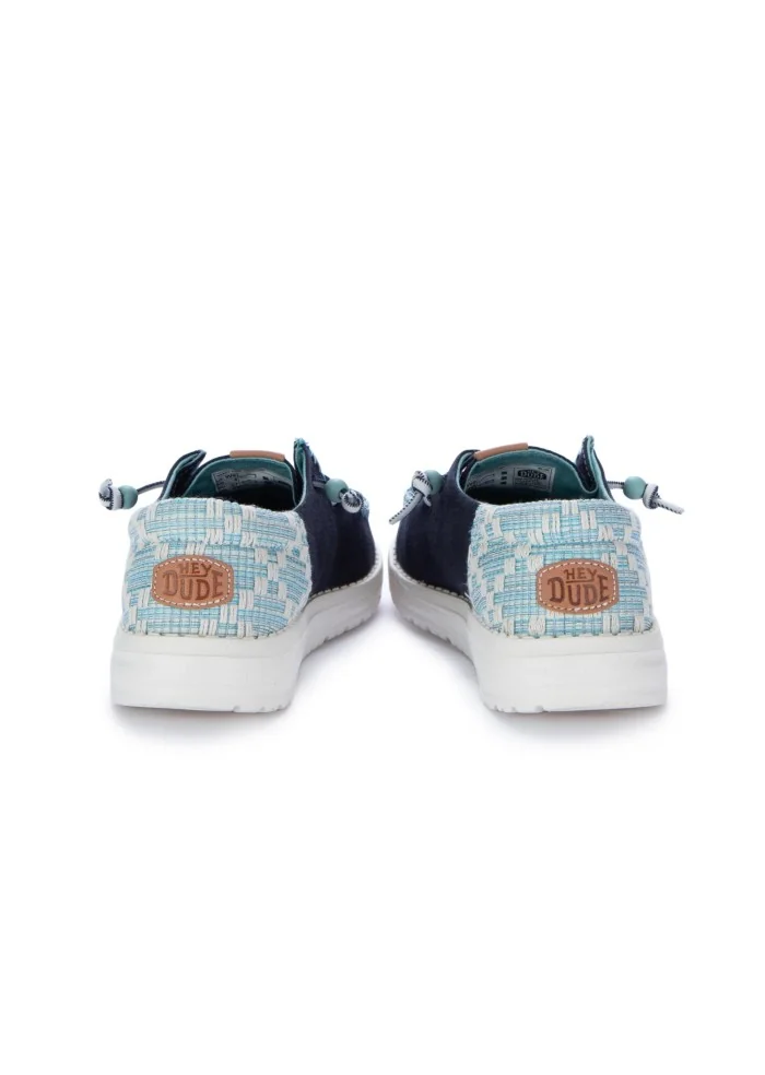 HEY DUDE | SCARPE BASSE WENDY FUNK JACQUARD BLU