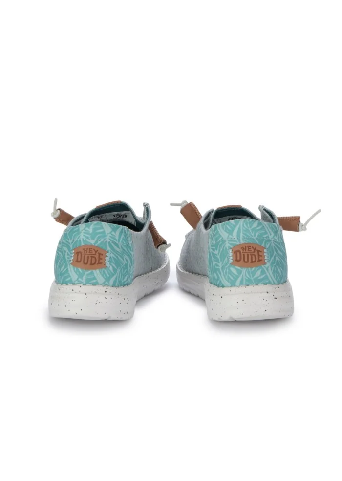 HEY DUDE | SCARPE BASSE WENDY HEATHERED SLUB TROPICAL TURCHESE