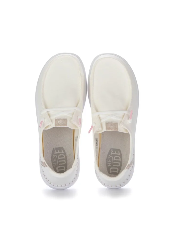 HEY DUDE | SCARPE BASSE WENDY RISE BIANCO
