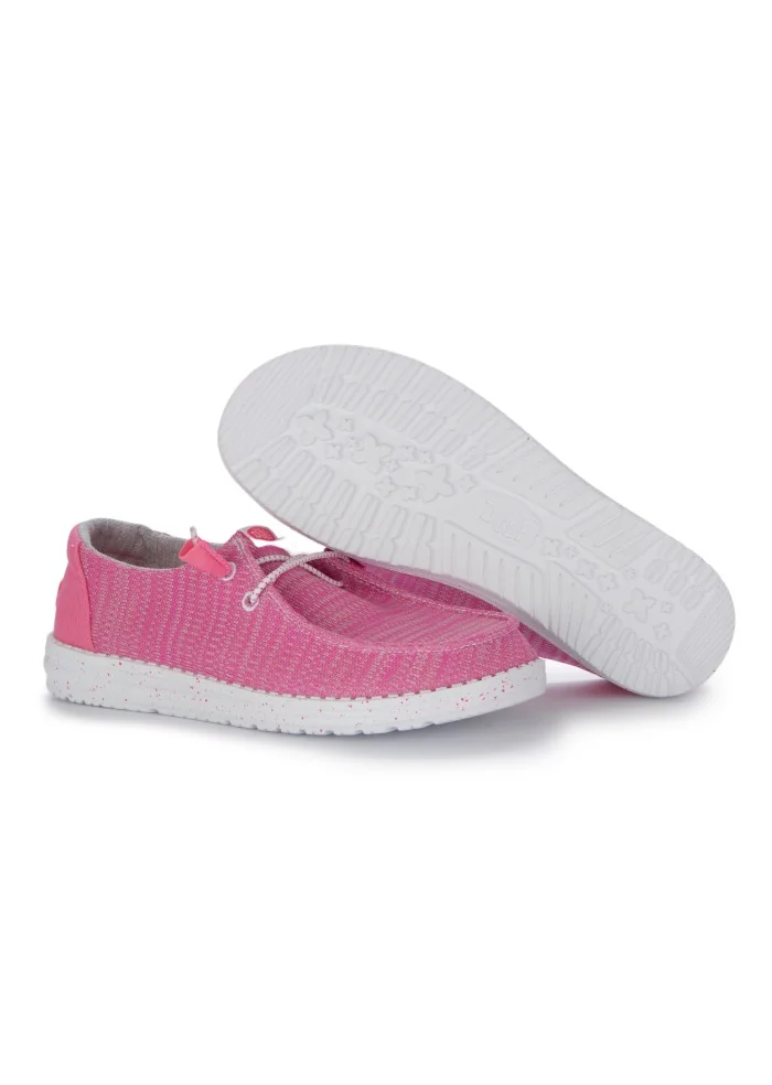 HEY DUDE | SCARPE BASSE WENDY SPORT MESH FUCSIA