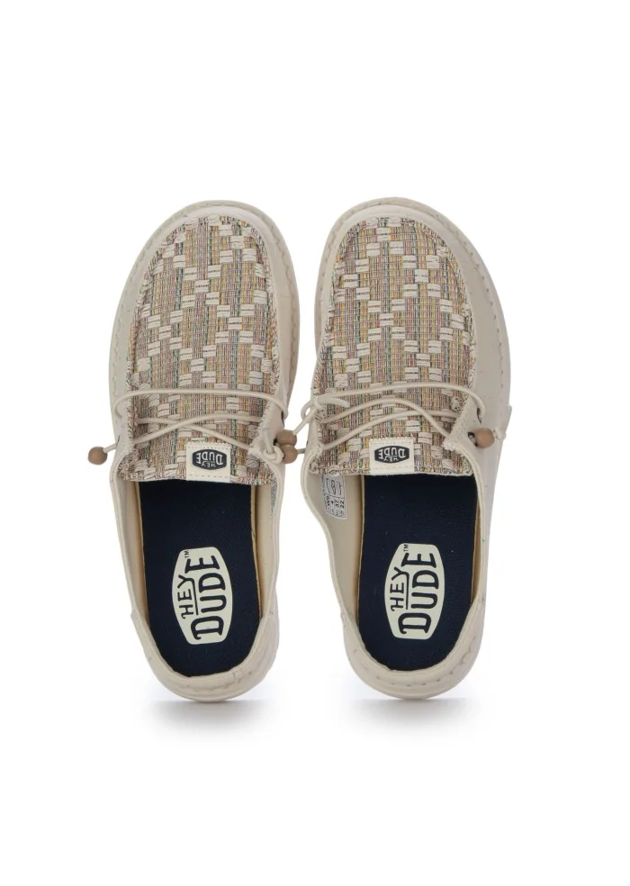 HEY DUDE | SCARPE WENDY SLIP CLASSIC BEIGE MULTICOLOR