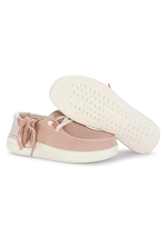 HEY DUDE SHOES | SCARPE BASSE WENDY RISE ROSA