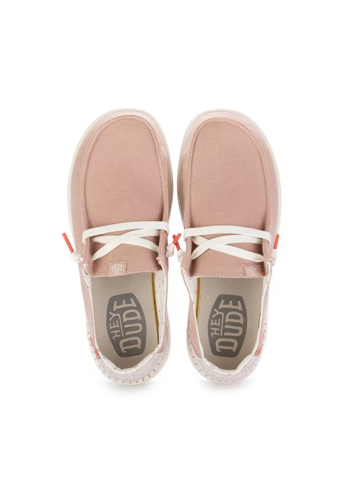 HEY DUDE SHOES | SCARPE BASSE WENDY RISE ROSA