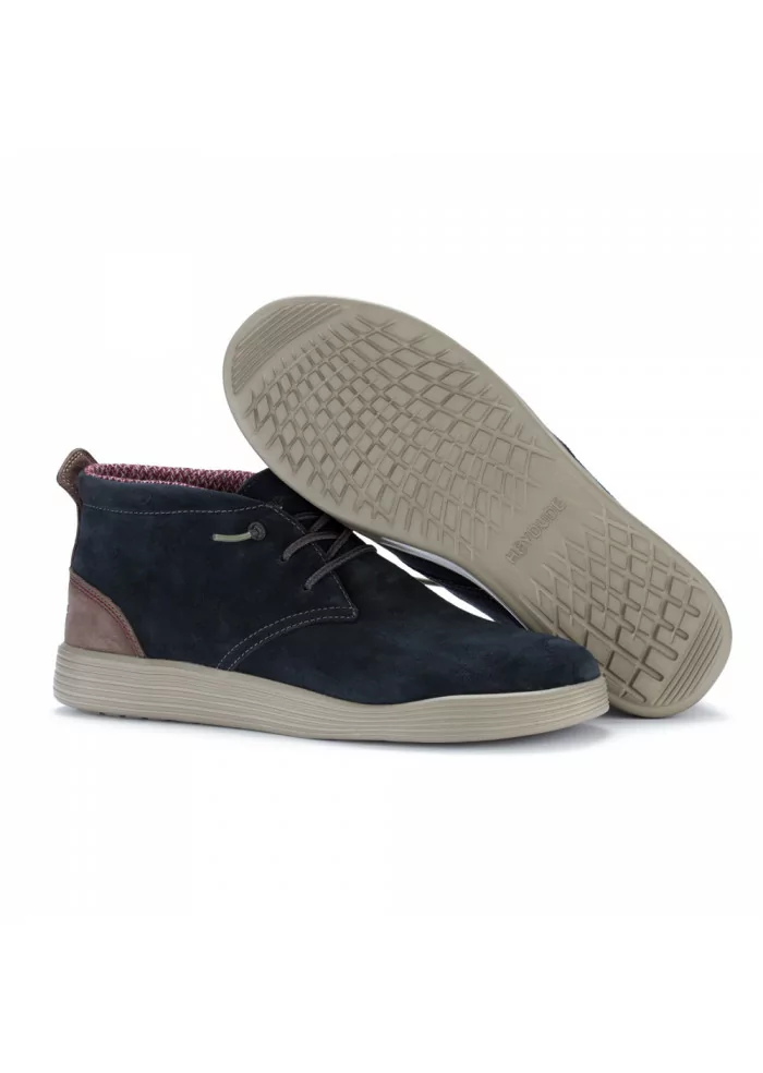 HEY DUDE SHOES | STIVALETTI DESERT JO SUEDE OCEAN BLU