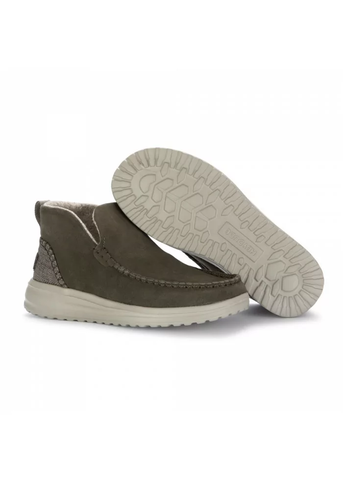 HEY DUDE SHOES | STIVALETTI DONNA DENNY SUEDE VERDE