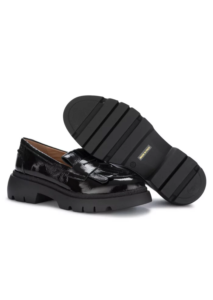 IL BORGO FIRENZE | MOCASSINI PELLE FRANGE NERO