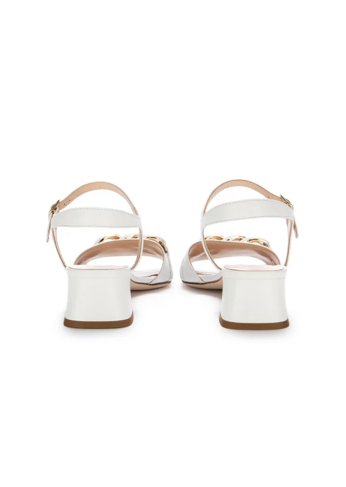 IL BORGO FIRENZE | SANDALI TACCO IMPERO PELLE BIANCO