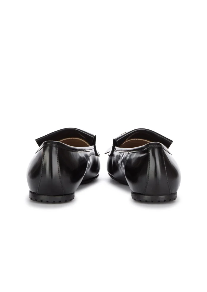 IL BORGO FIRENZE | SCARPE BASSE FRANGE ABRASIVATO NERO