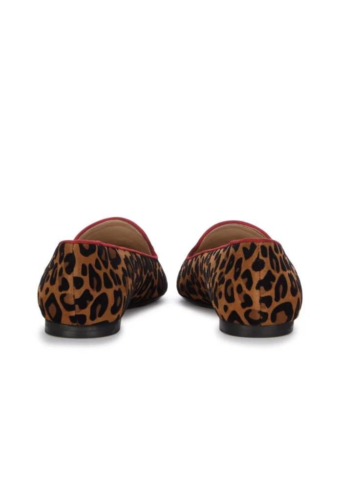 IL BORGO FIRENZE | SCARPE BASSE LEOPARDINO MARRONE NERO ROSSO