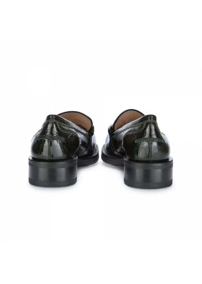 IL BORGO FIRENZE | SCARPE BASSE VERNICE FINISH CON STAFFE VERDE