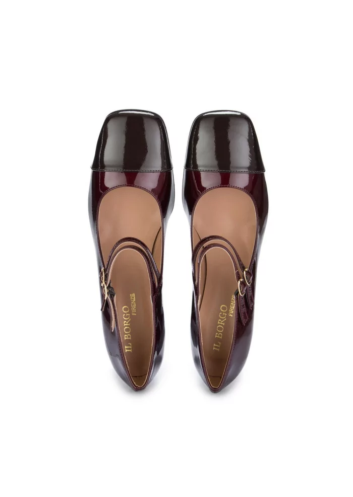 IL BORGO FIRENZE | SCARPE CON TACCO MARRONE BORDEAUX