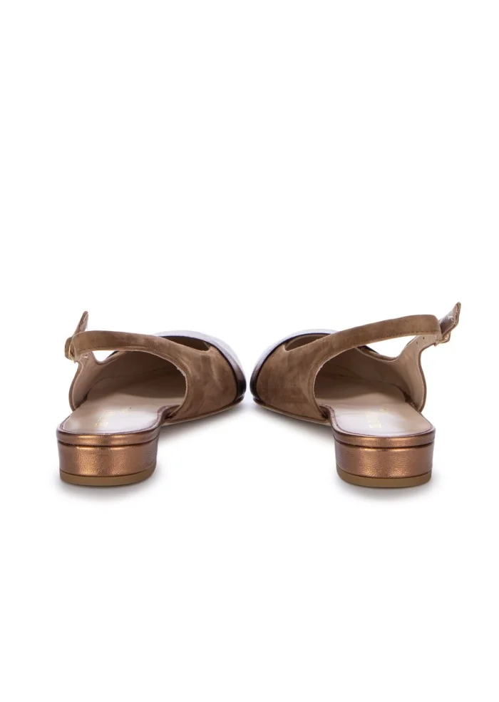 IL BORGO FIRENZE | SLINGBACK AMALFI SELLA MARRONE BRONZO