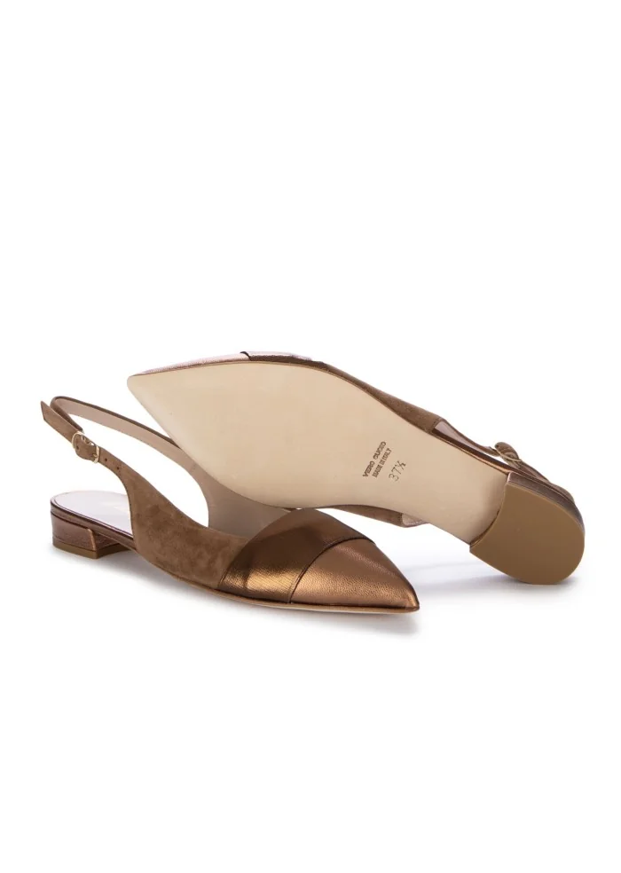 IL BORGO FIRENZE | SLINGBACK AMALFI SELLA MARRONE BRONZO