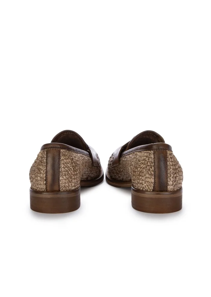 JUICE | MOCASSINI RAFFIA MARRONE