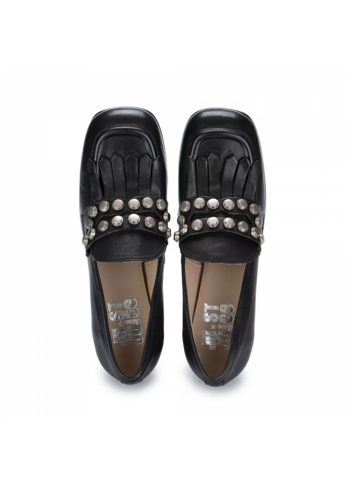 JUICE | SCARPE TACCO IN PELLE AFRICA NERO