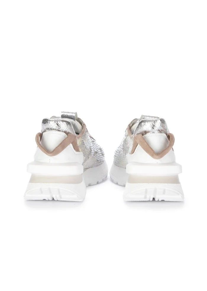 JUICE | SNEAKERS PAILETTES MARRONE ROSA GRIGIO