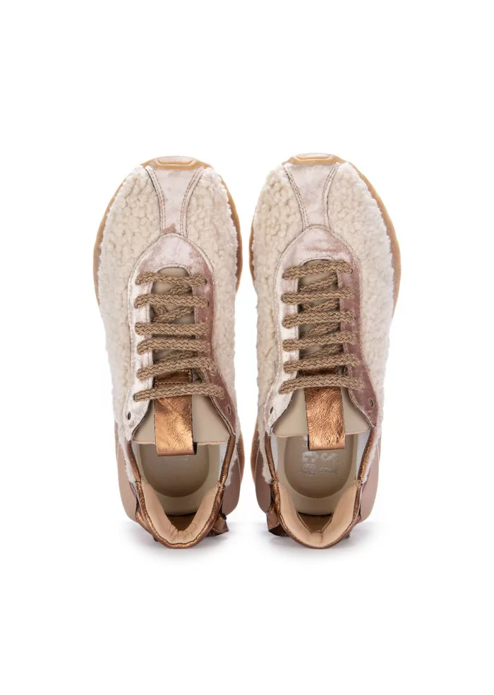 JUICE | SNEAKERS VELLUTO TEDDY BEIGE