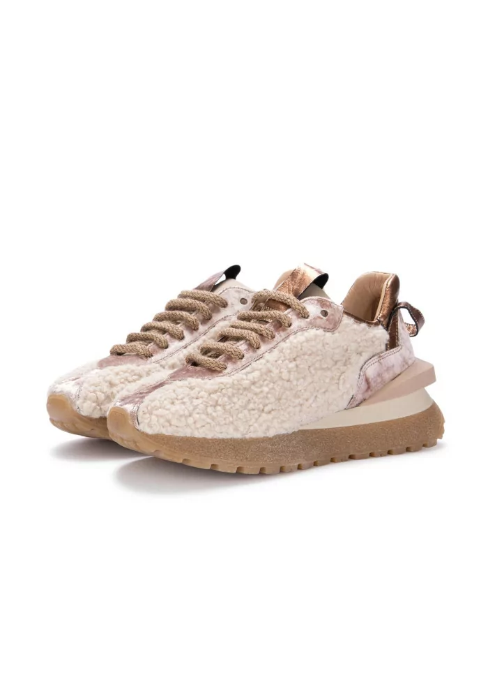 JUICE | SNEAKERS VELLUTO TEDDY BEIGE