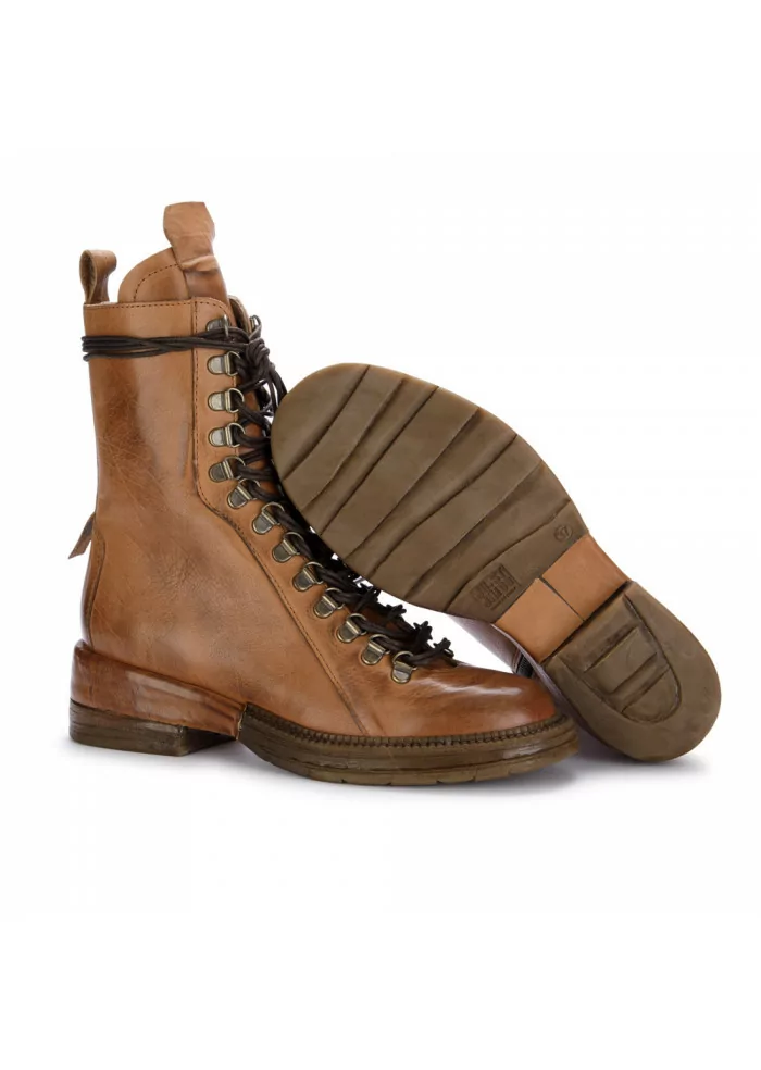 JUICE | STIVALETTO STRINGATO AFRICA MARRONE