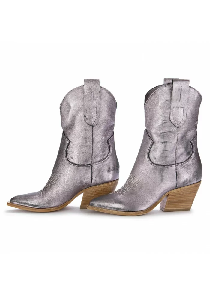 JUICE | STIVALI TEXANI BERG PERL PELLE LILLA