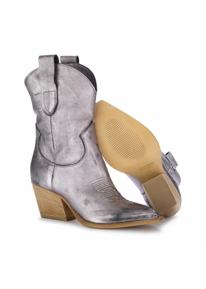 JUICE | STIVALI TEXANI BERG PERL PELLE LILLA