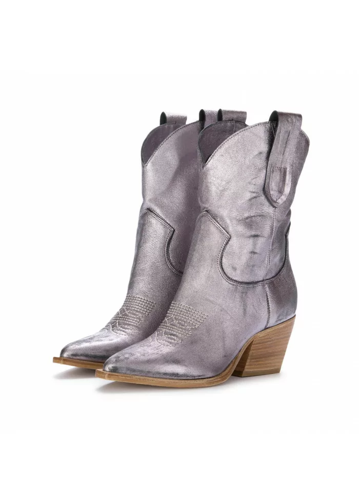 JUICE | STIVALI TEXANI BERG PERL PELLE LILLA