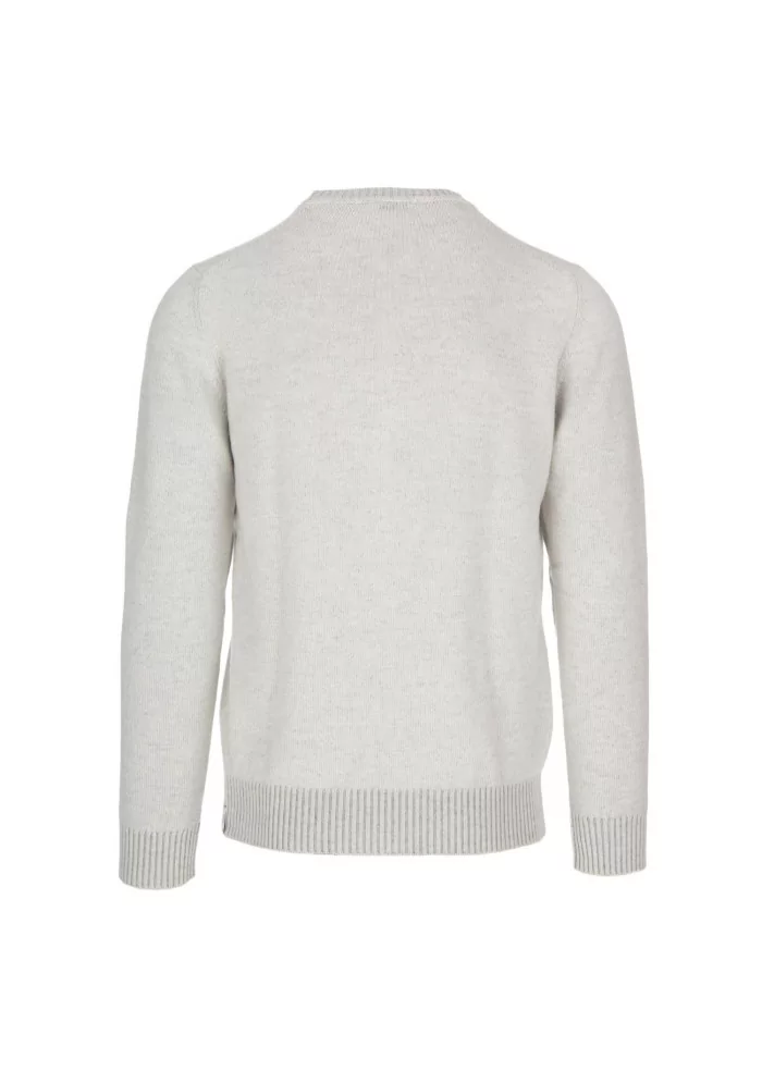 JURTA | MAGLIONE GIROCOLLO LANA MERINO GRIGIO PERLA
