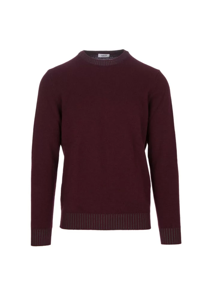 JURTA | MAGLIONE GOVA LANA MERINO BORDEAUX