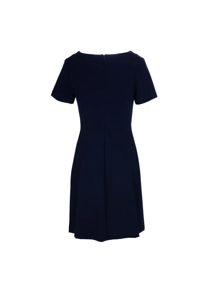 KARTIKA | ABITO CORTO BOTTONI DORATI BLU