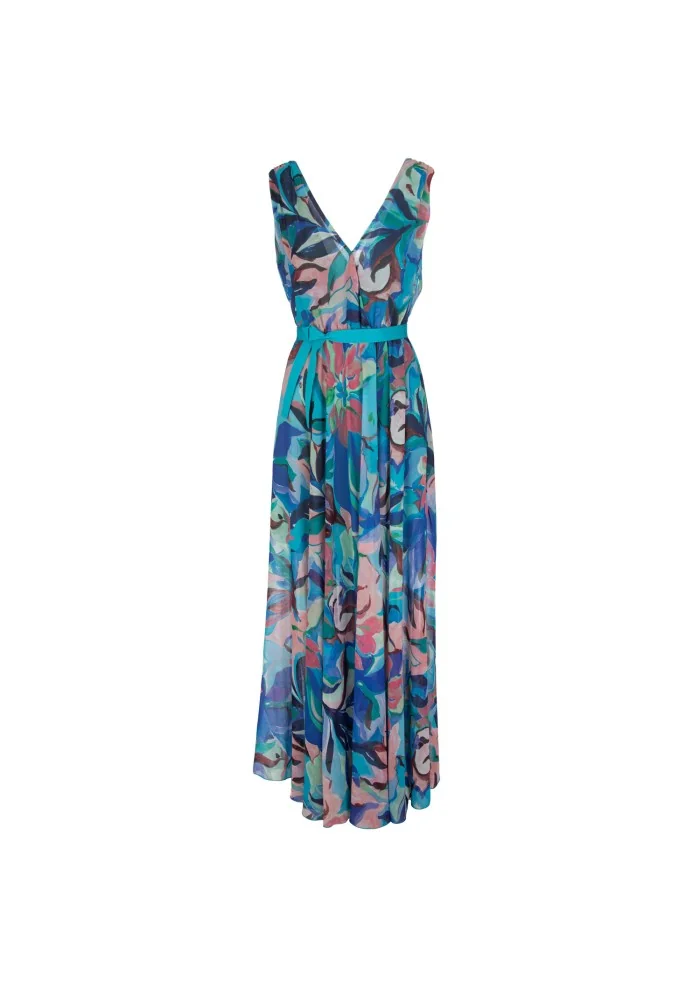 KARTIKA | ABITO LUNGO FLOREALE MULTICOLOR