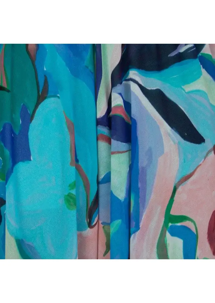 KARTIKA | ABITO LUNGO FLOREALE MULTICOLOR