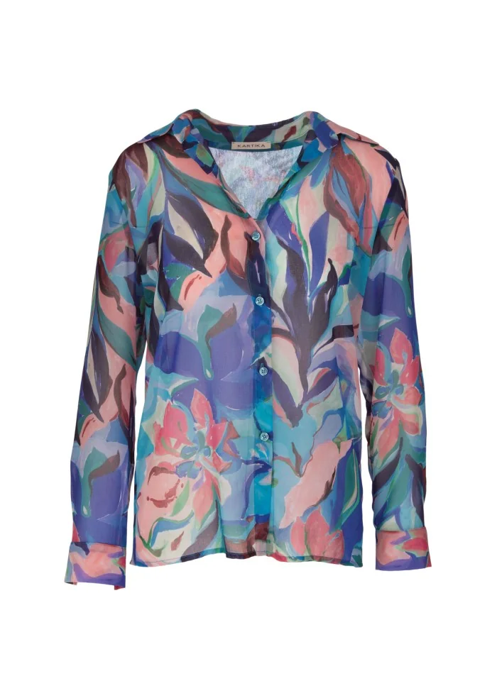 KARTIKA | CAMICIA FLOREALE MULTICOLOR