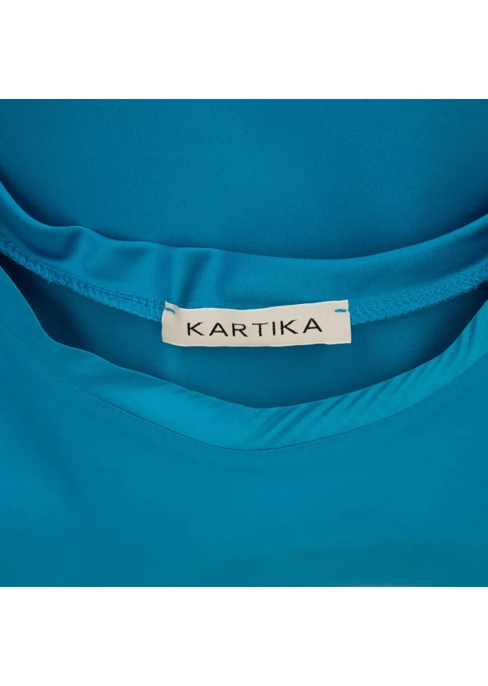 KARTIKA | CAMICIA MANICHE AMPIE ACQUA MARINA