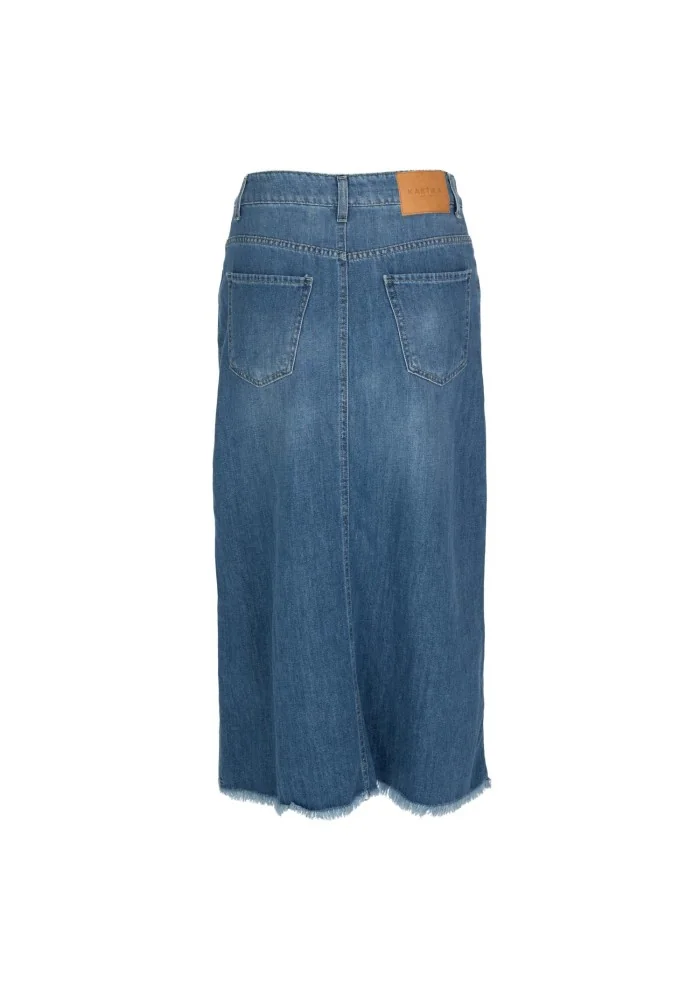 KARTIKA | GONNA MIDI DENIM BLU