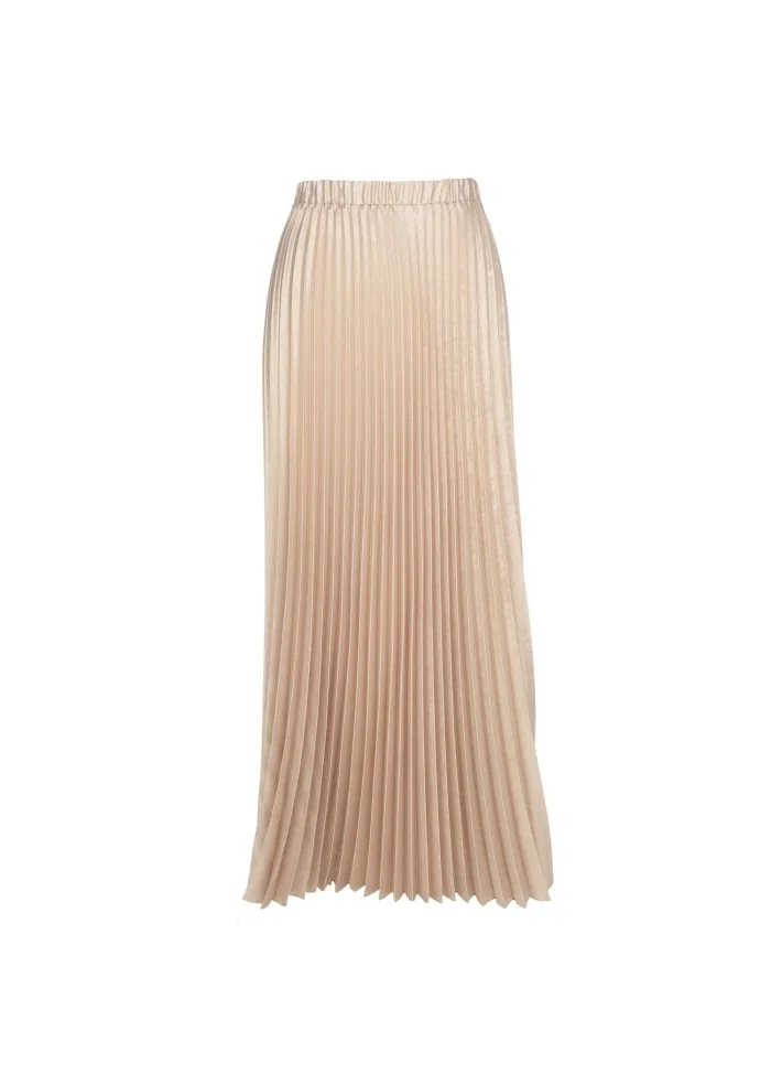 KARTIKA | GONNA MIDI PLISSETTATA BEIGE
