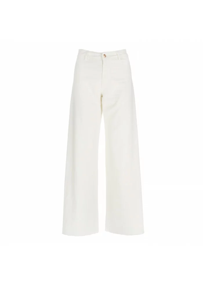 KARTIKA | JEANS PALAZZO COTONE BIANCO