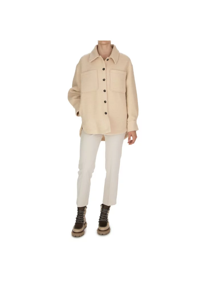 KARTIKA | PANTALONI JOGGING BIANCO PANNA