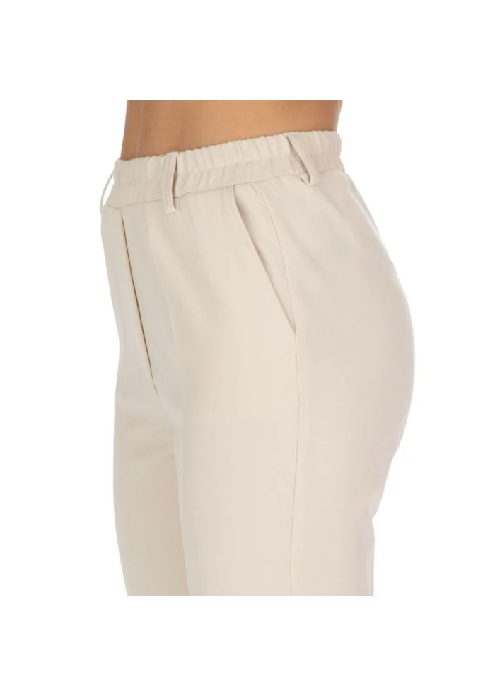 KARTIKA | PANTALONI JOGGING BIANCO PANNA