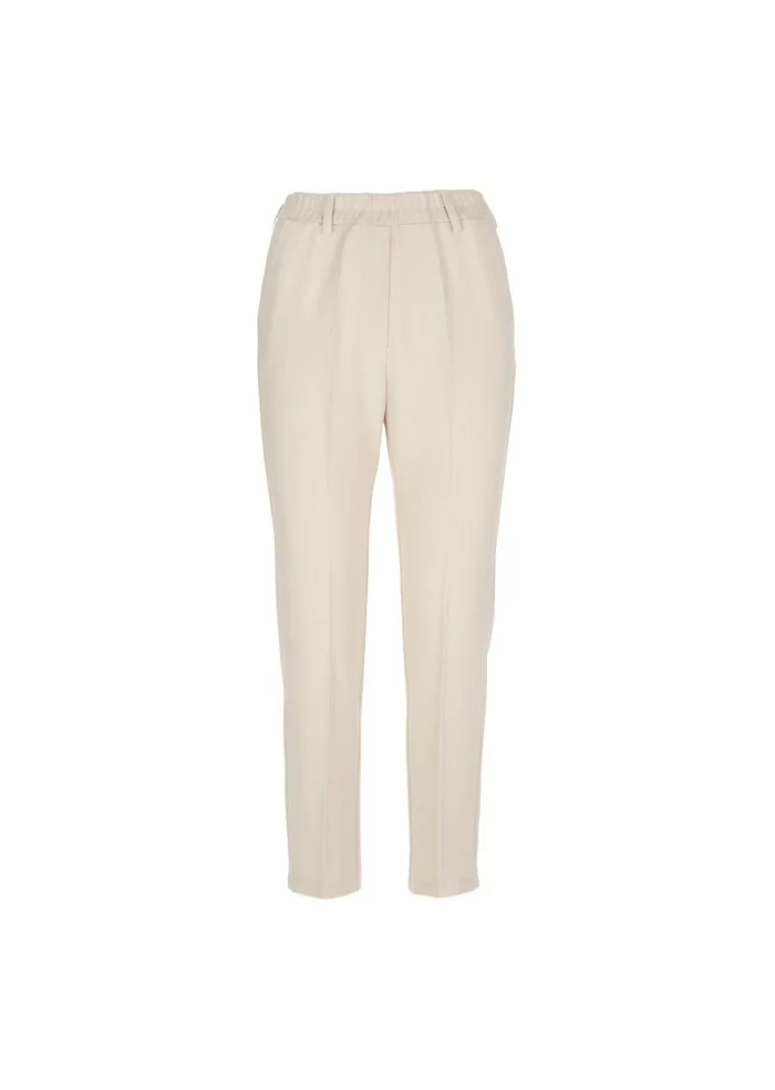 KARTIKA | PANTALONI JOGGING BIANCO PANNA