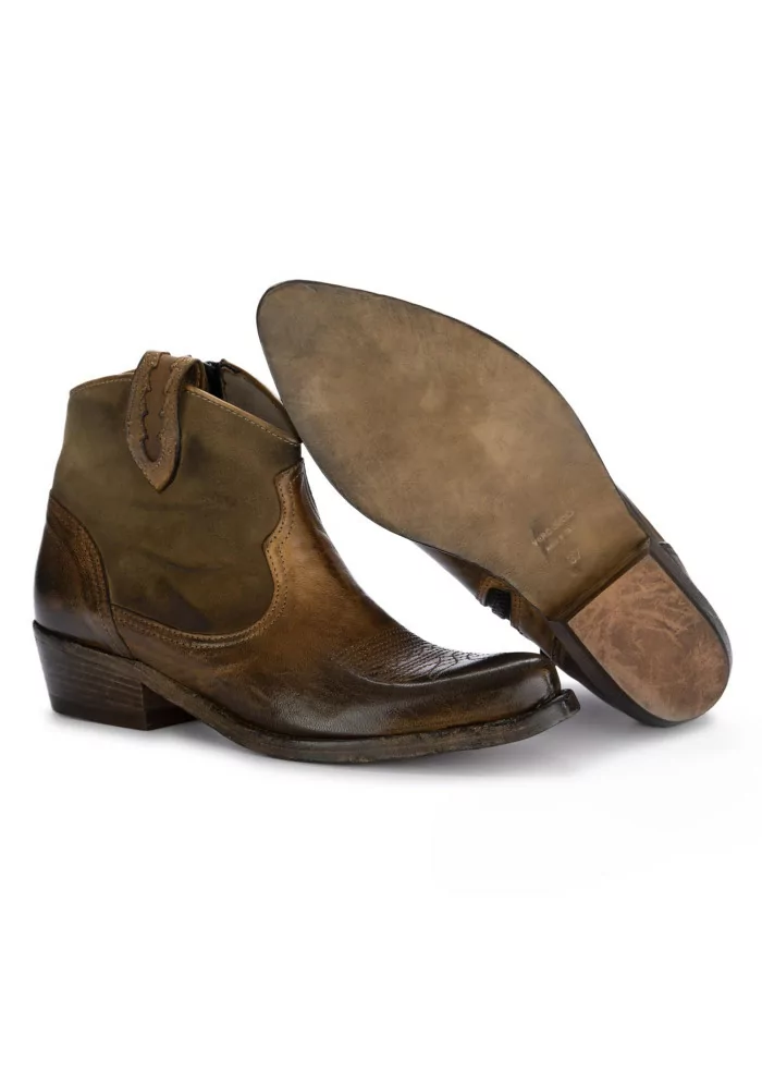 KEEP | STIVALETTI COWBOY CRUST MARRONE