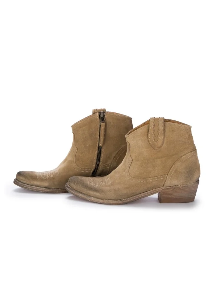 KEEP | STIVALETTI TEXANI CAMOSCIO DESERT BEIGE