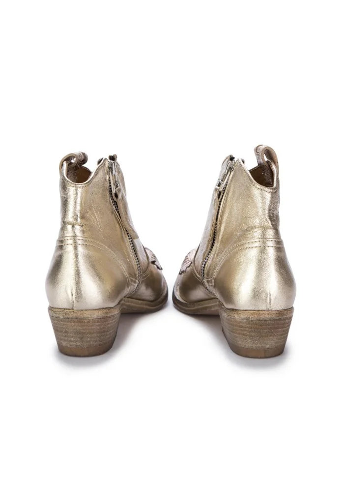 KEEP | STIVALETTI TEXANI LAMINATO PLATINO