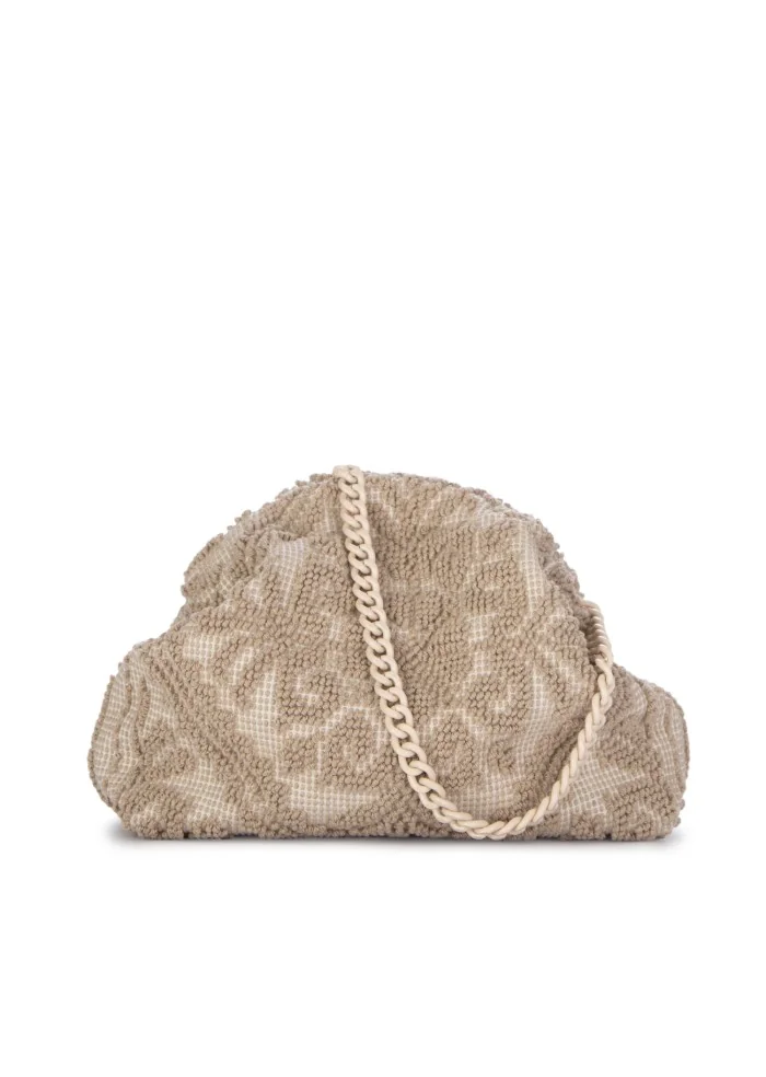 LE DAF | BORSA A TRACOLLA PICCOLA OLBIA BEIGE