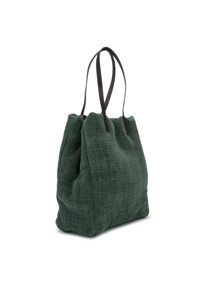 LE DAF | BORSA SHOPPER DANIMARCA VERDE SCURO