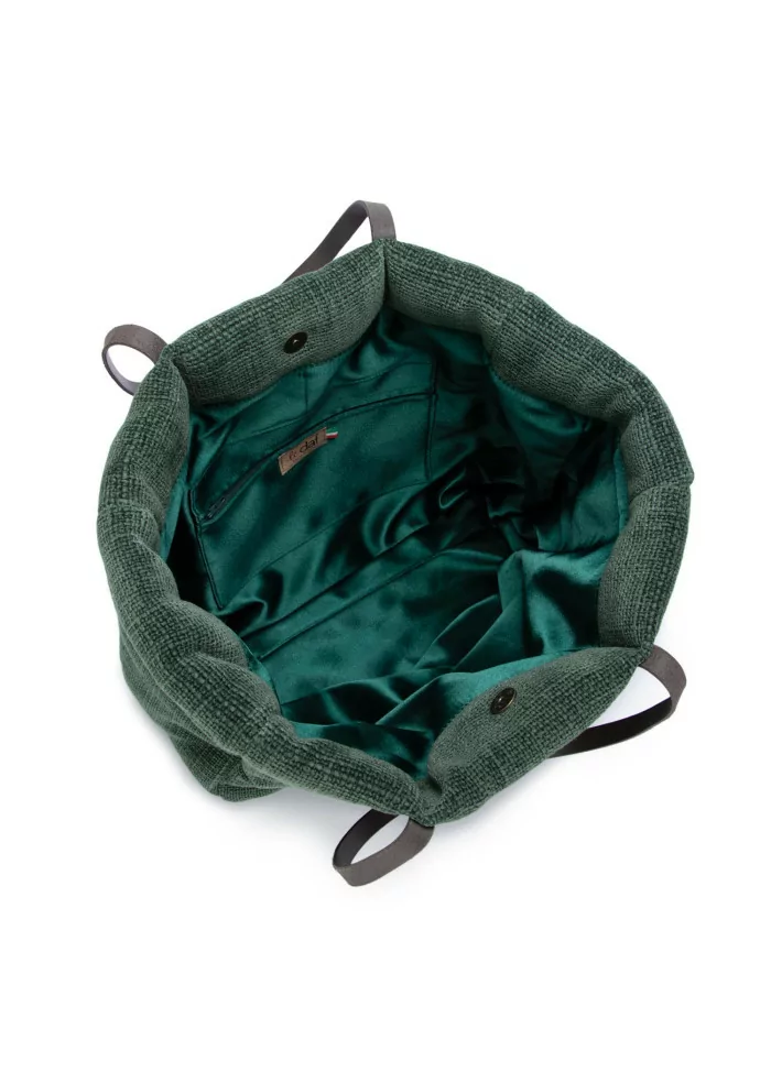 LE DAF | BORSA SHOPPER DANIMARCA VERDE SCURO