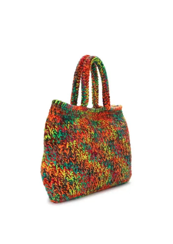 LE DAF | BORSA SHOPPER SVEZIA MULTICOLOR FLUO